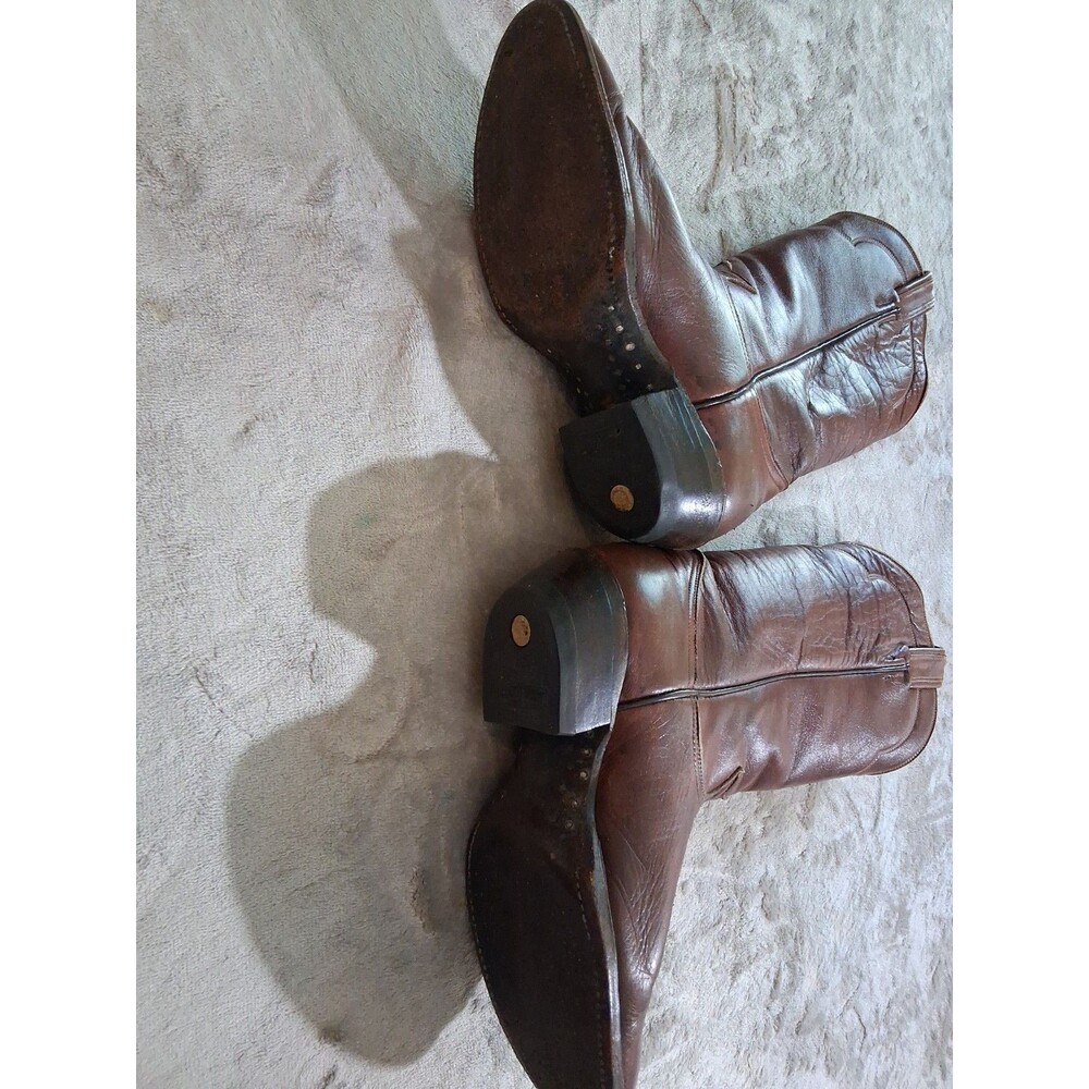 Vintage Women’s Brown Tony Lama Embroidered Cowboy Boots Size 6 - Picture 11 of 13